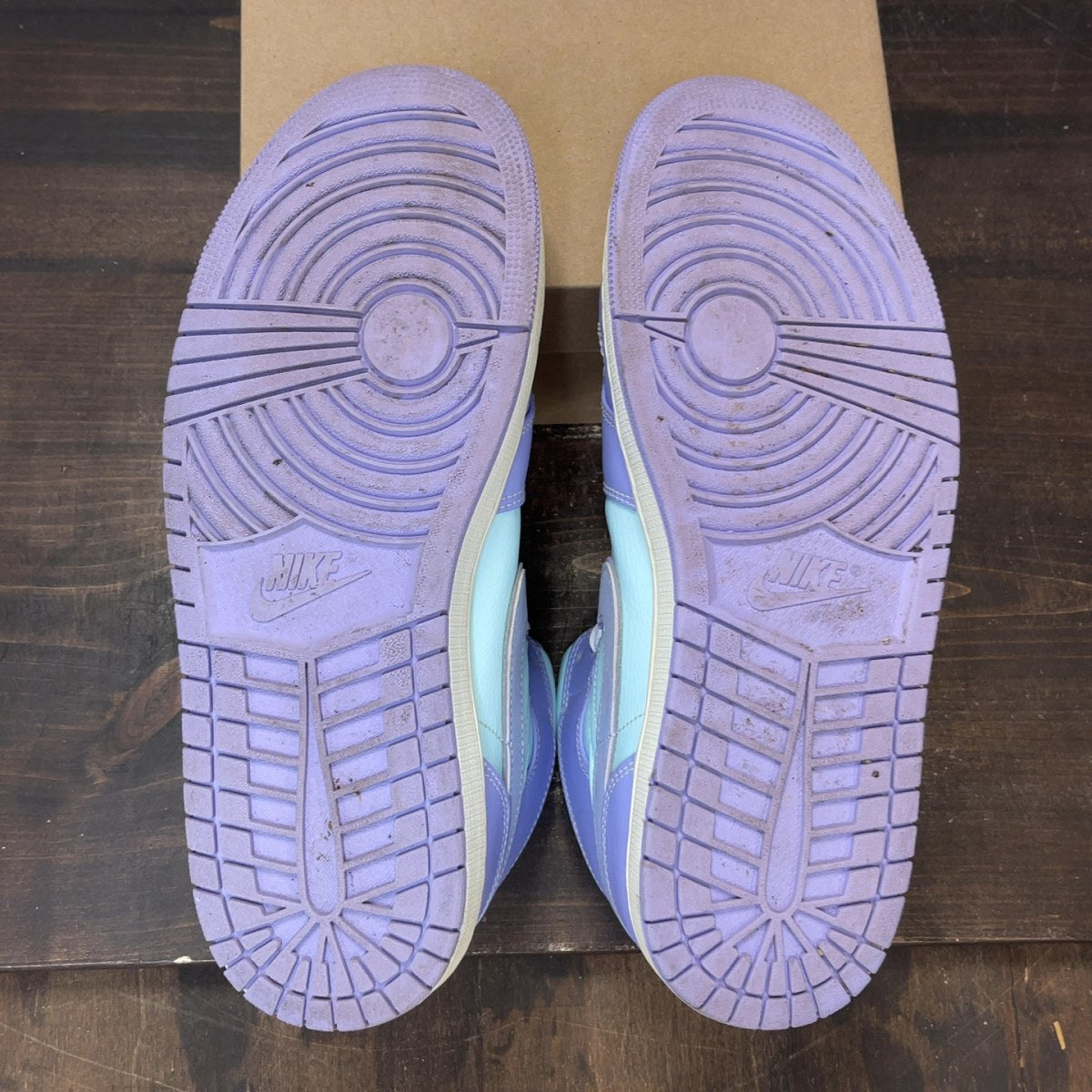 Jordan 1 Mid Purple Aqua Size 10 (Pre-Owned) - Image 8