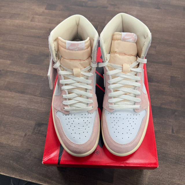 Washed Pink Jordan 1 Retro High (Women's) (USED)