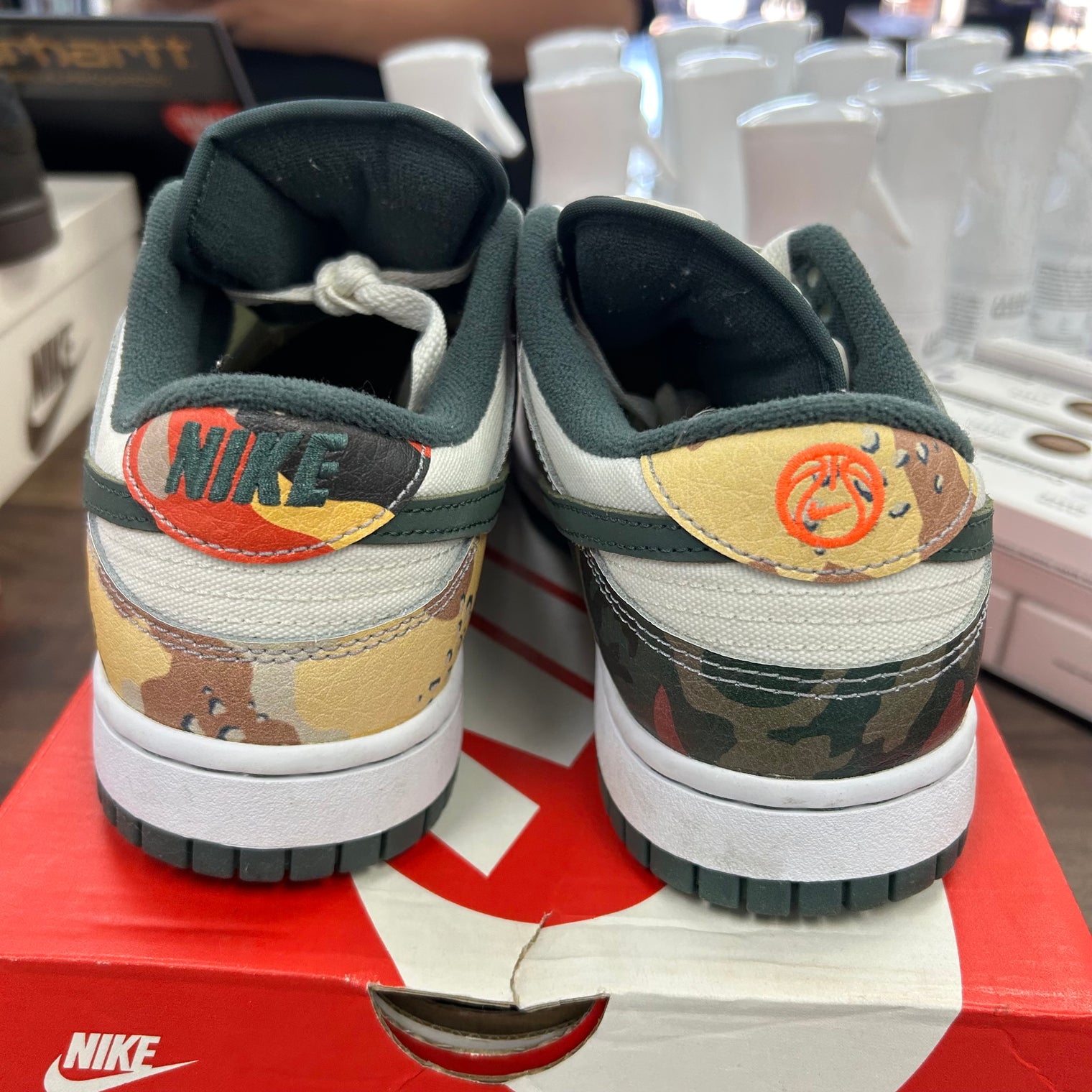 Sail Multi-Camo Nike Dunk Low SE (USED, Replacement Box)