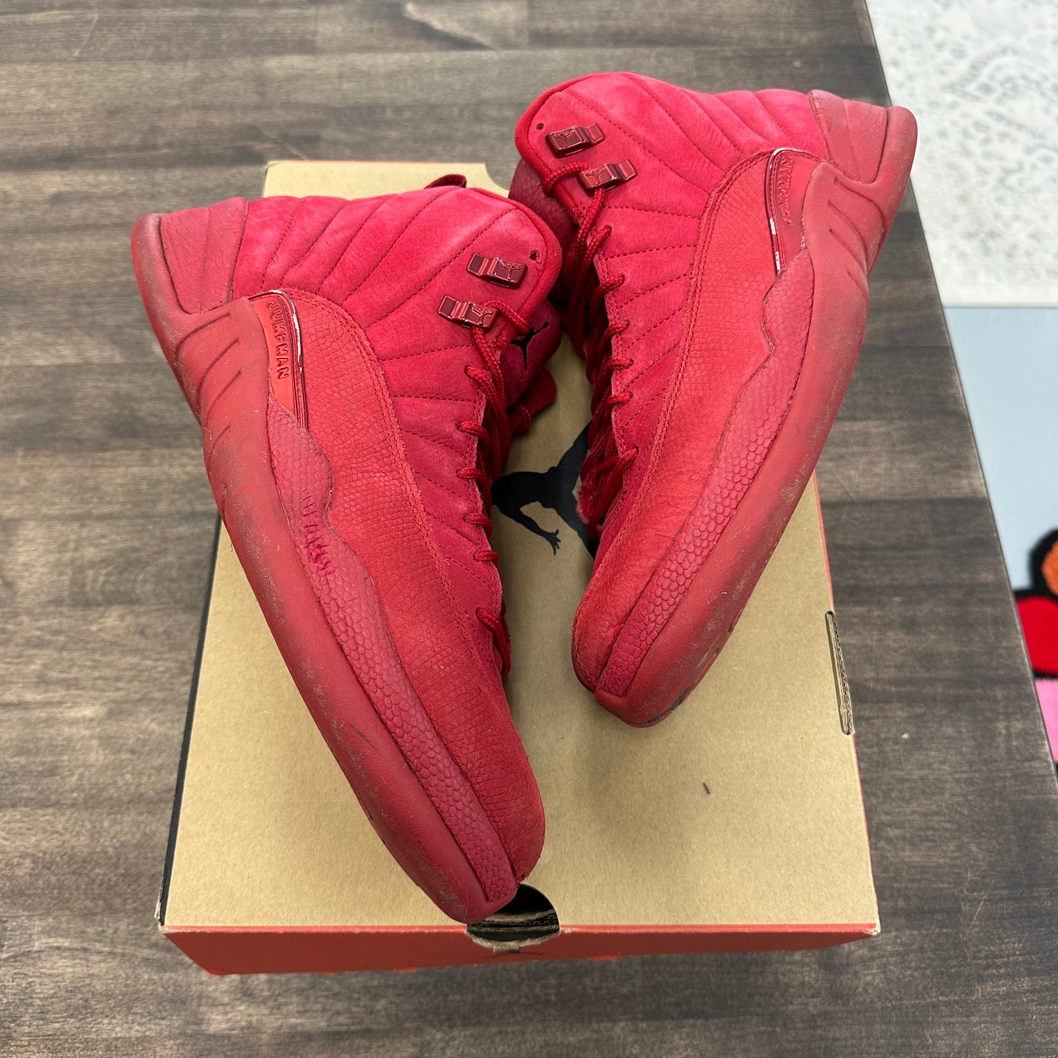 Red Suede Gym Red Jordan 12 Retro (USED)