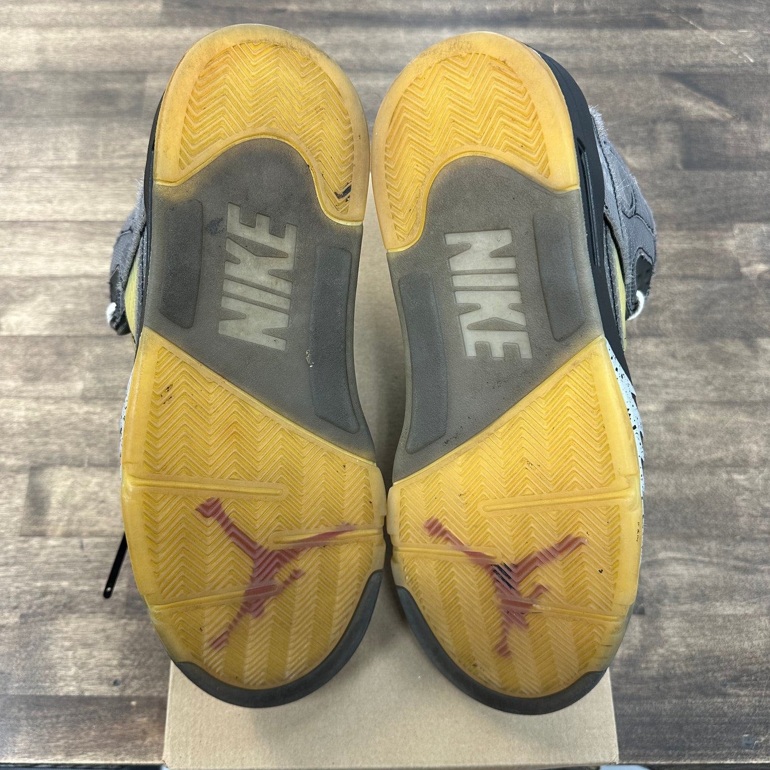 Off-White Muslin Jordan 5 Retro (USED, No Box)