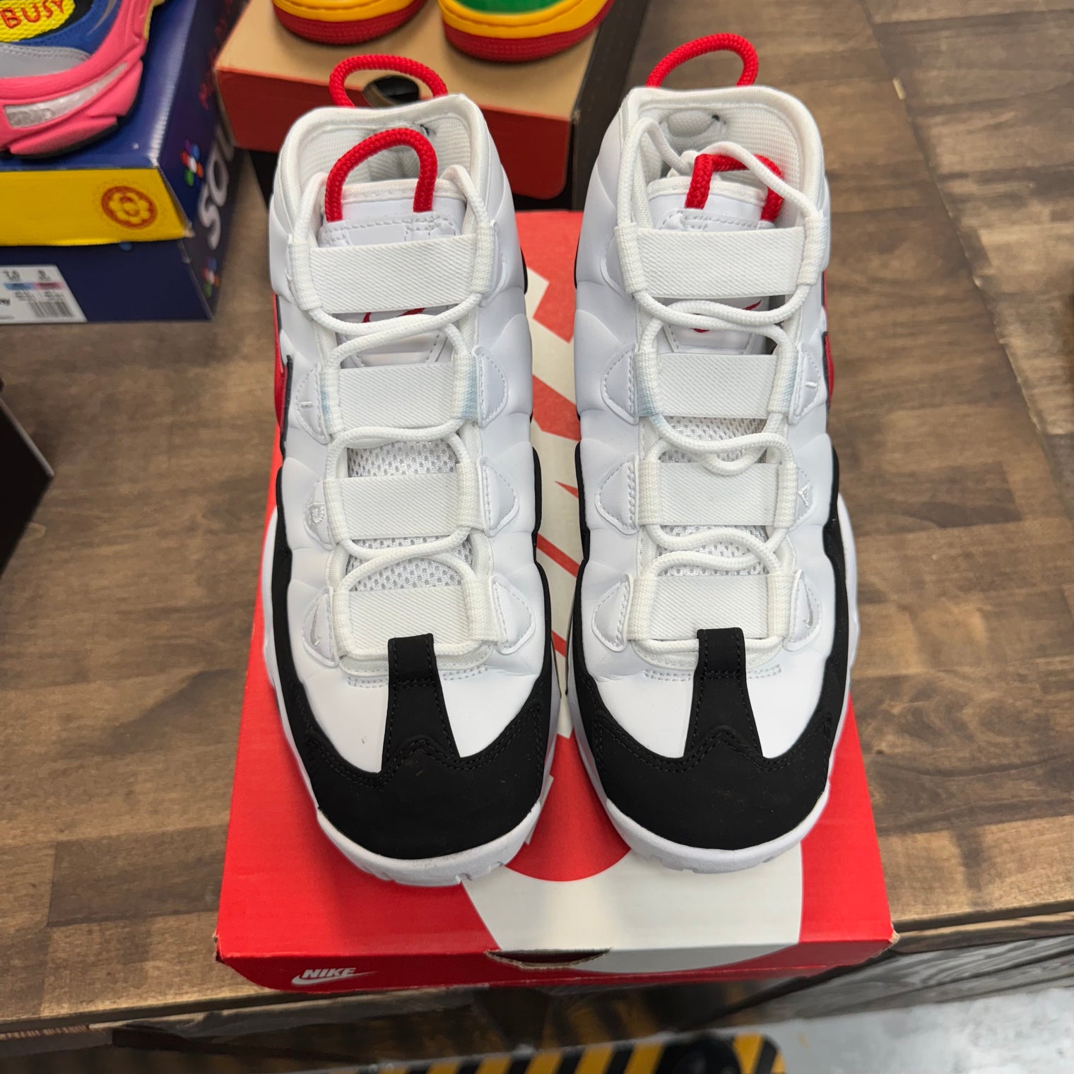 White Red Black Air Max Uptempo 95 (USED)