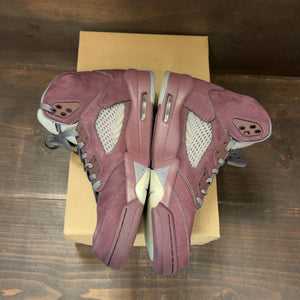 Jordan 5 Retro Burgundy (2023) Size 10 (Pre-Owned) - aux