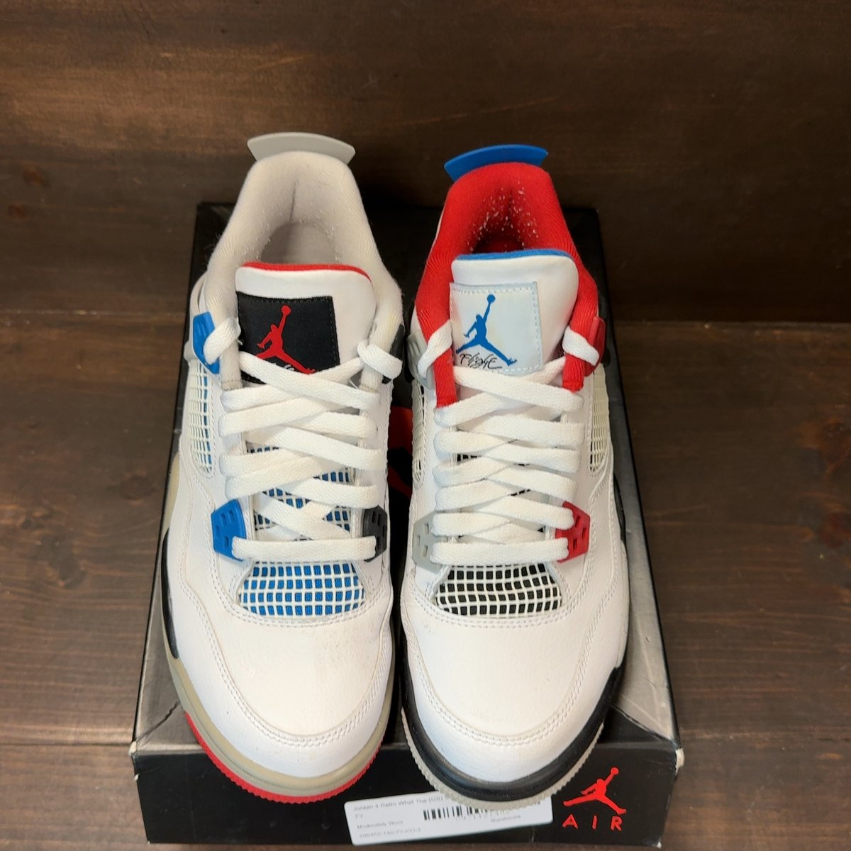Jordan 4 Retro What The (GS) Size 7Y (Pre-Owned) - tag
