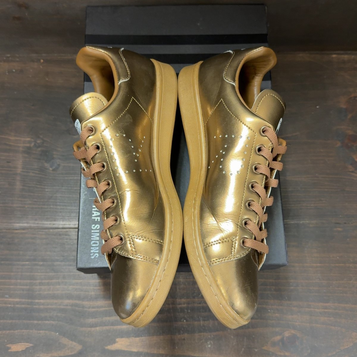adidas Stan Smith Raf Simons Copper Metallic Size 10 (Pre-Owned) - aux