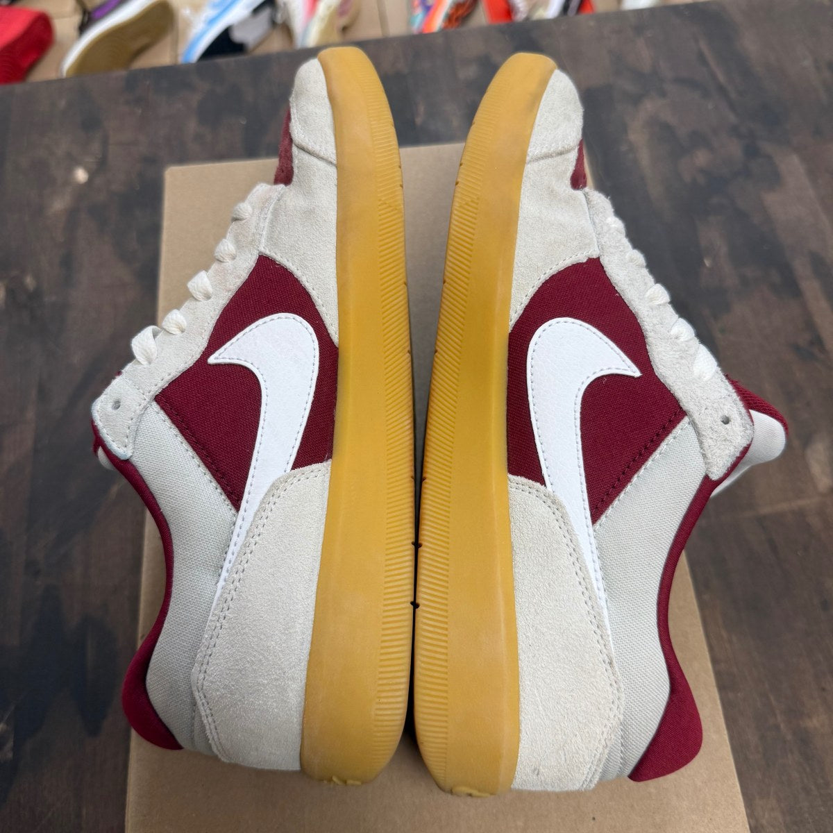 Nike SB Force 58 Team Red Gum Light Brown Size 10 (Pre-Owned) - Image 4