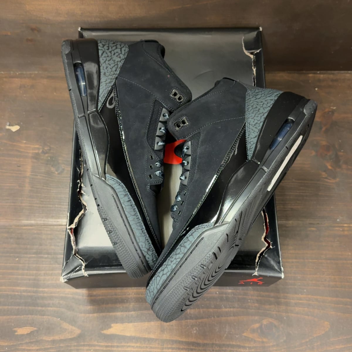 Jordan 3 Retro Black Cat (2025) Size 13 - back