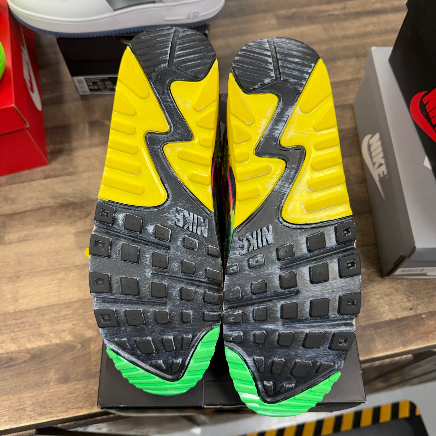 Grateful Dead University Of Oregon Ducks Nike Air Max 90 (Lightly Worn)