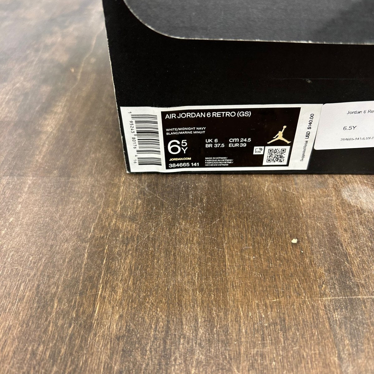Jordan 6 Retro Midnight Navy (2022) (GS) - Image 5