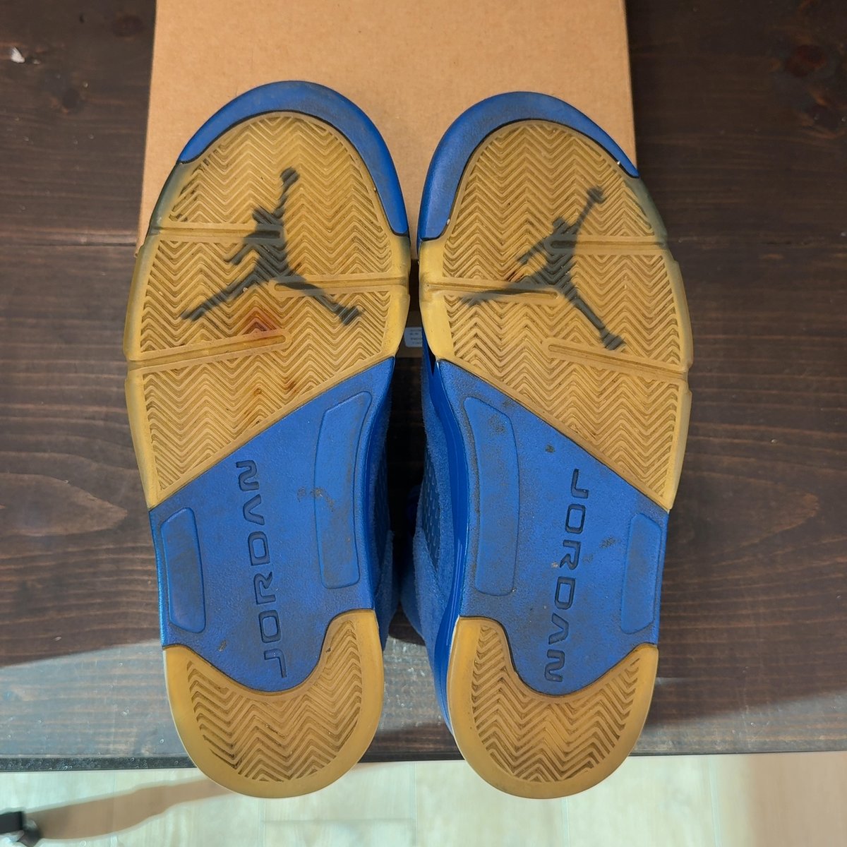 Jordan 5 Retro Blue Suede Size 8.5 (Pre-Owned) - aux