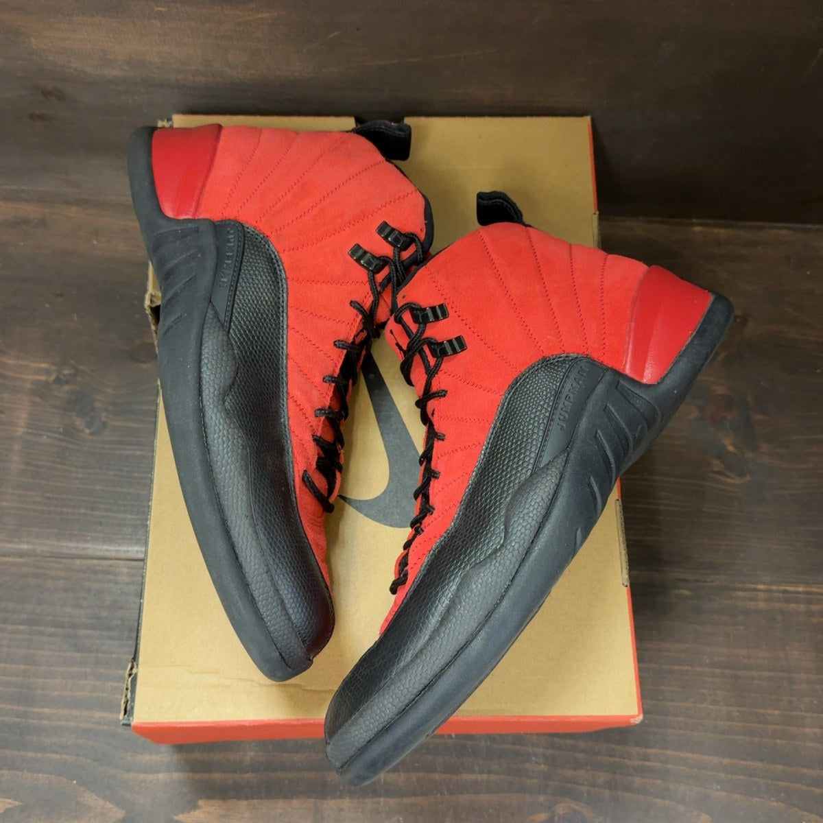 Jordan 12 Retro Reverse Flu Game Size 12 (Pre-Owned) - Image 2