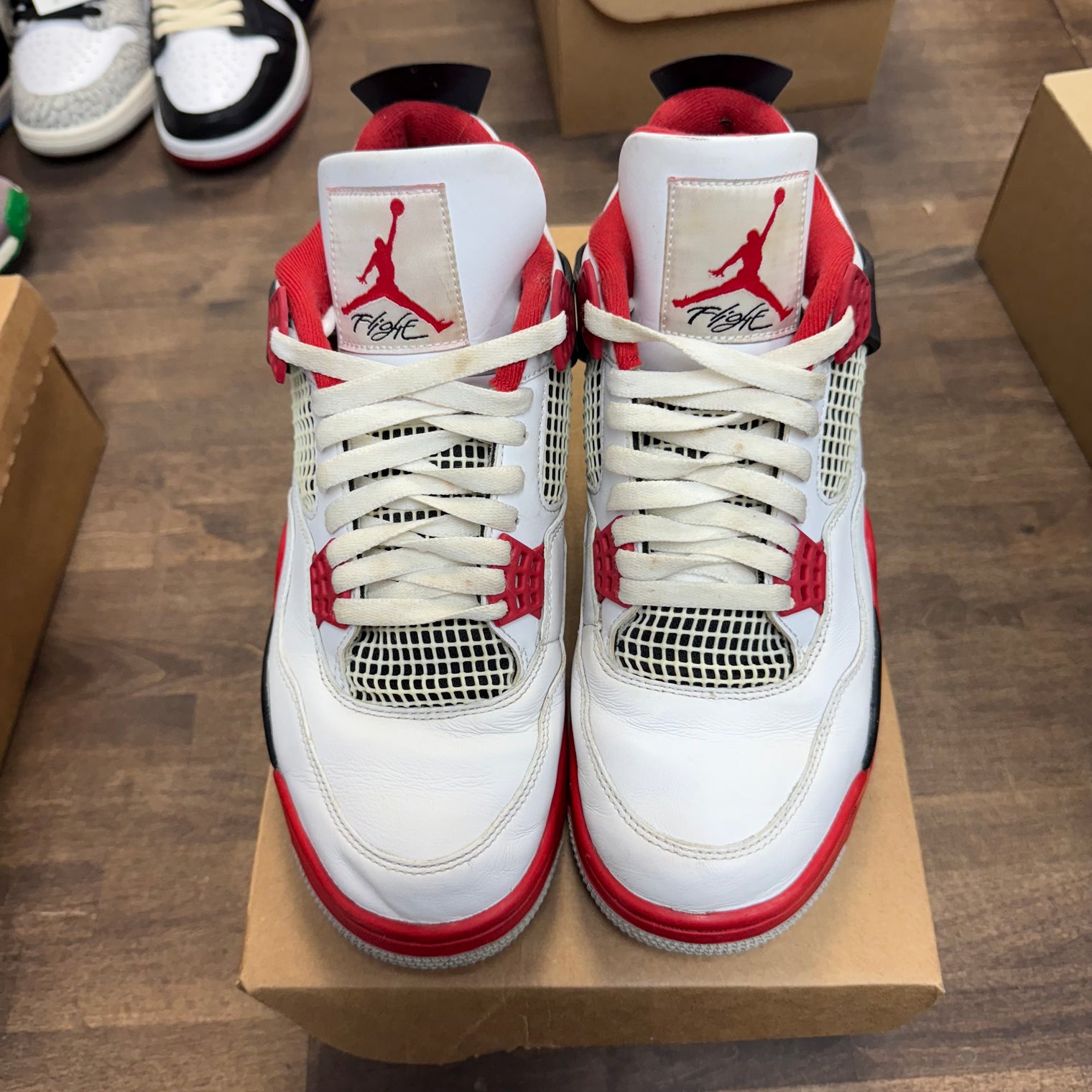 Fire Red Jordan 4 (2020) (USED,No Box)