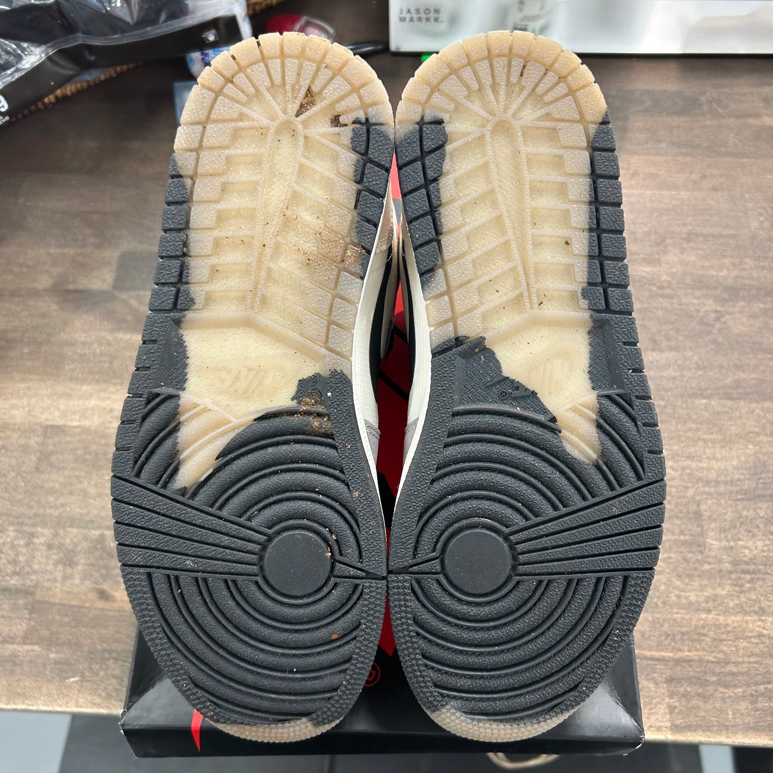 Gore-Tex Light Bone Jordan 1 High (USED, Replacement Box)