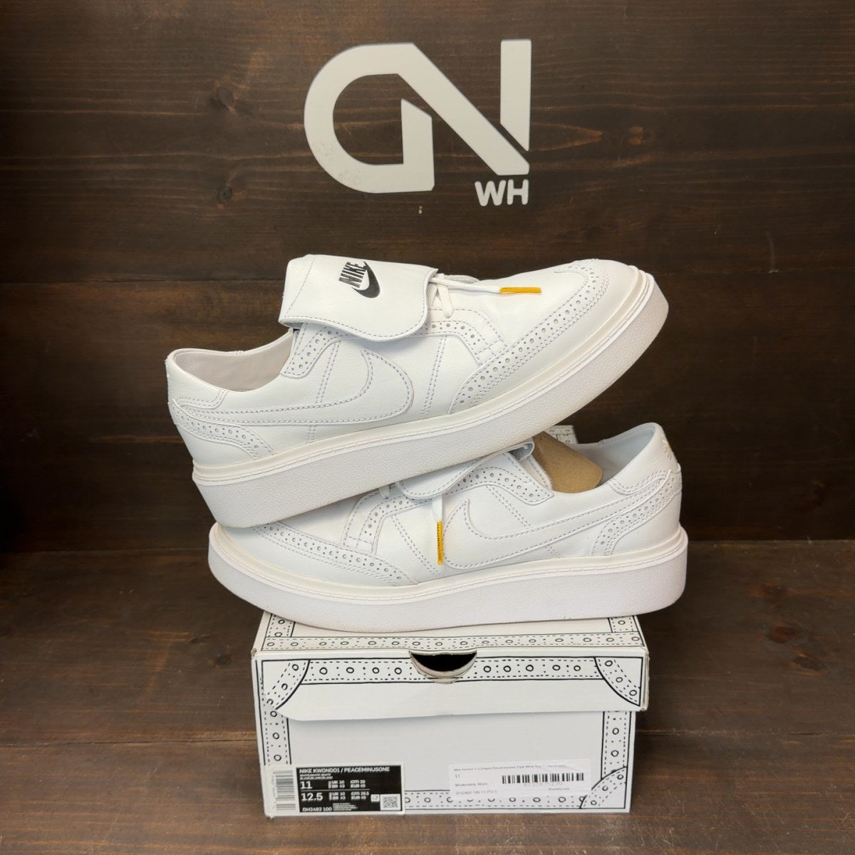 Nike Kwondo 1 G-Dragon Peaceminusone Triple White - Image 1