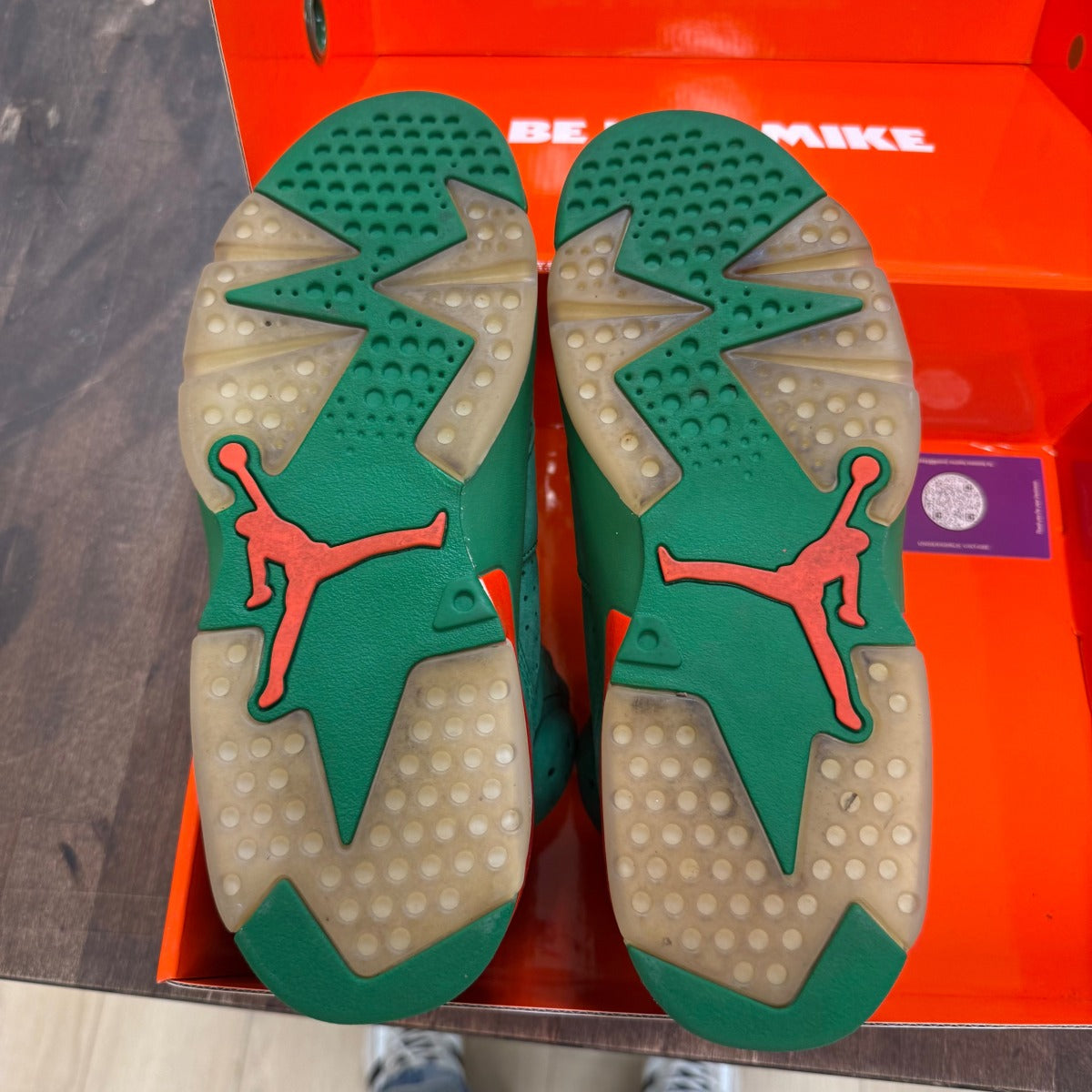 Jordan 6 Retro Gatorade Green Size 10 (Pre-Owned)
