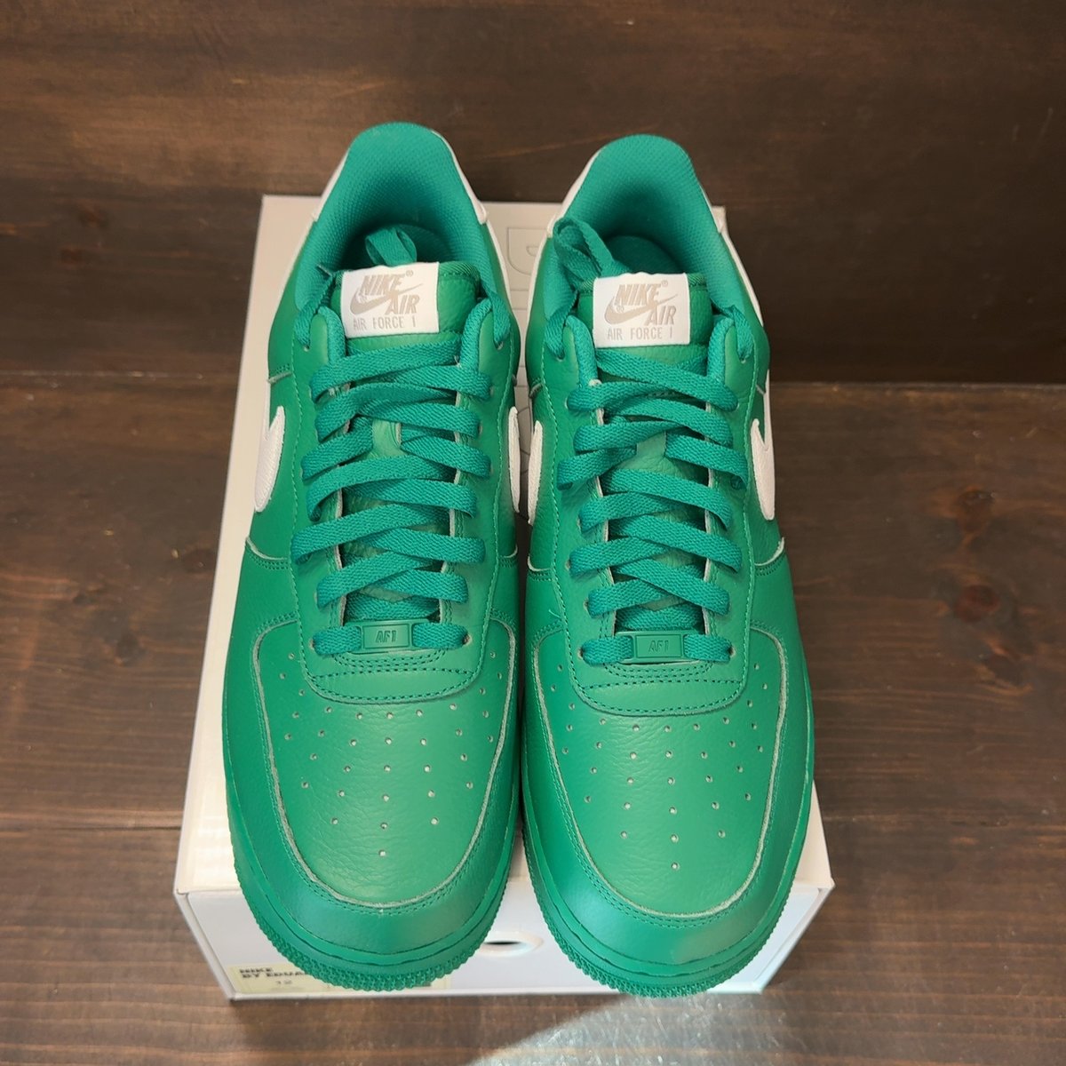 Nike Air Force 1 Low By You 'Canvas, Leather, & Satin Option' Size 12 - tag