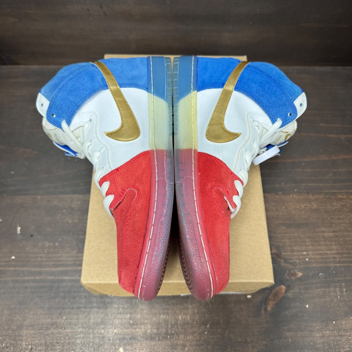 Nike SB Dunk High Tricolor (USA) Size 12 (Pre-Owned) - tag