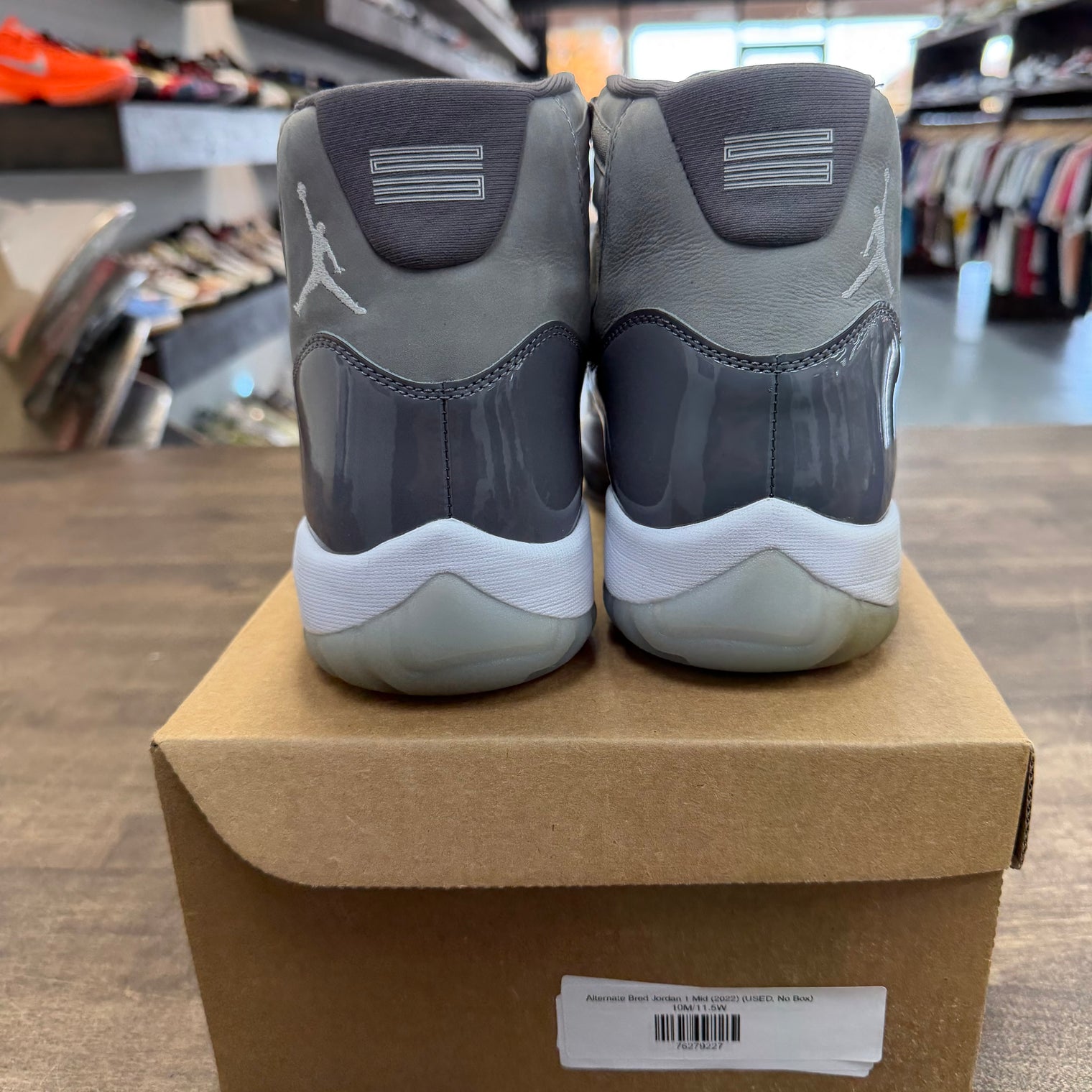 Cool Grey Jordan 11 Retro (2021) (USED, No Box)