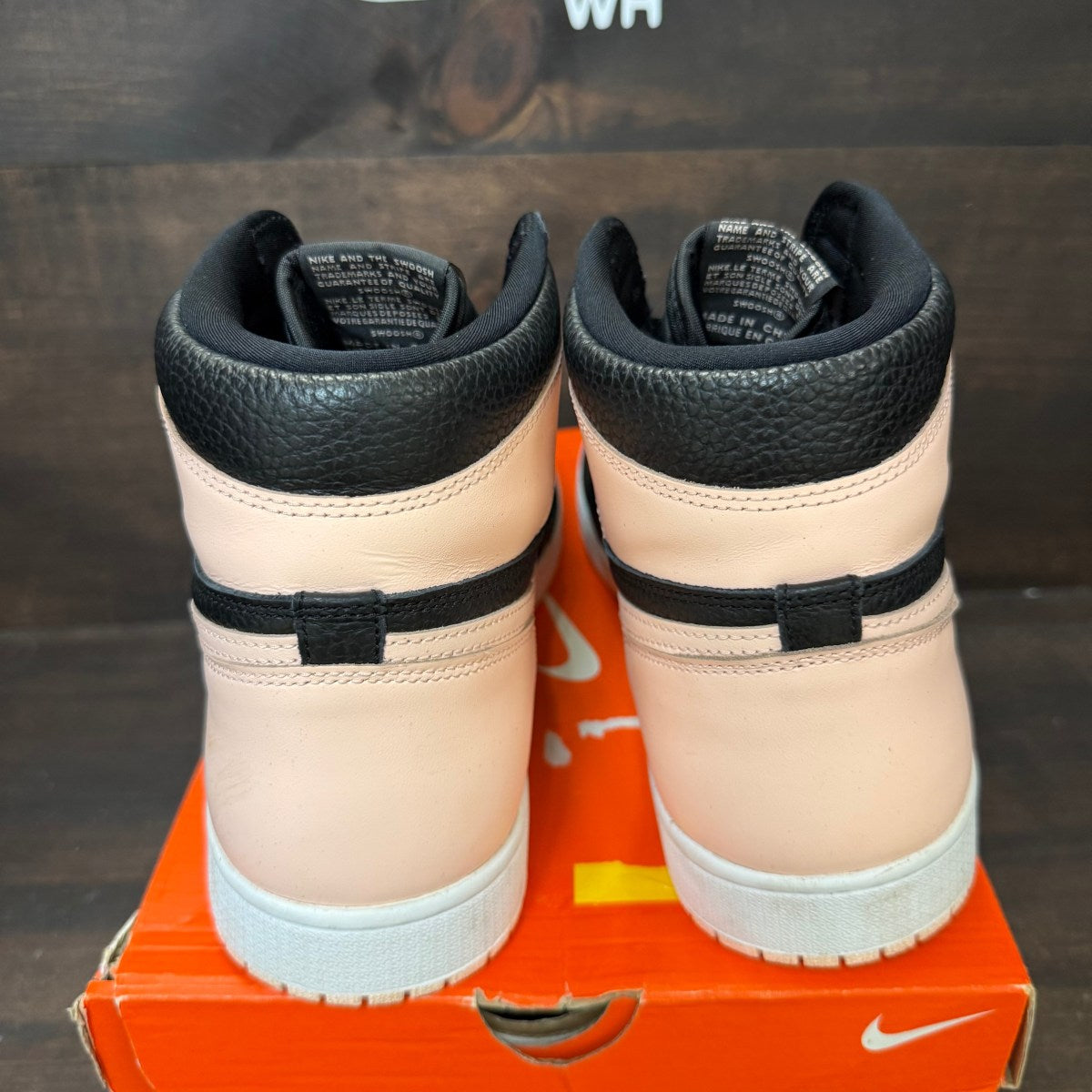 Jordan 1 Retro High Black Crimson Tint Size 11 (Pre-Owned) - Image 3