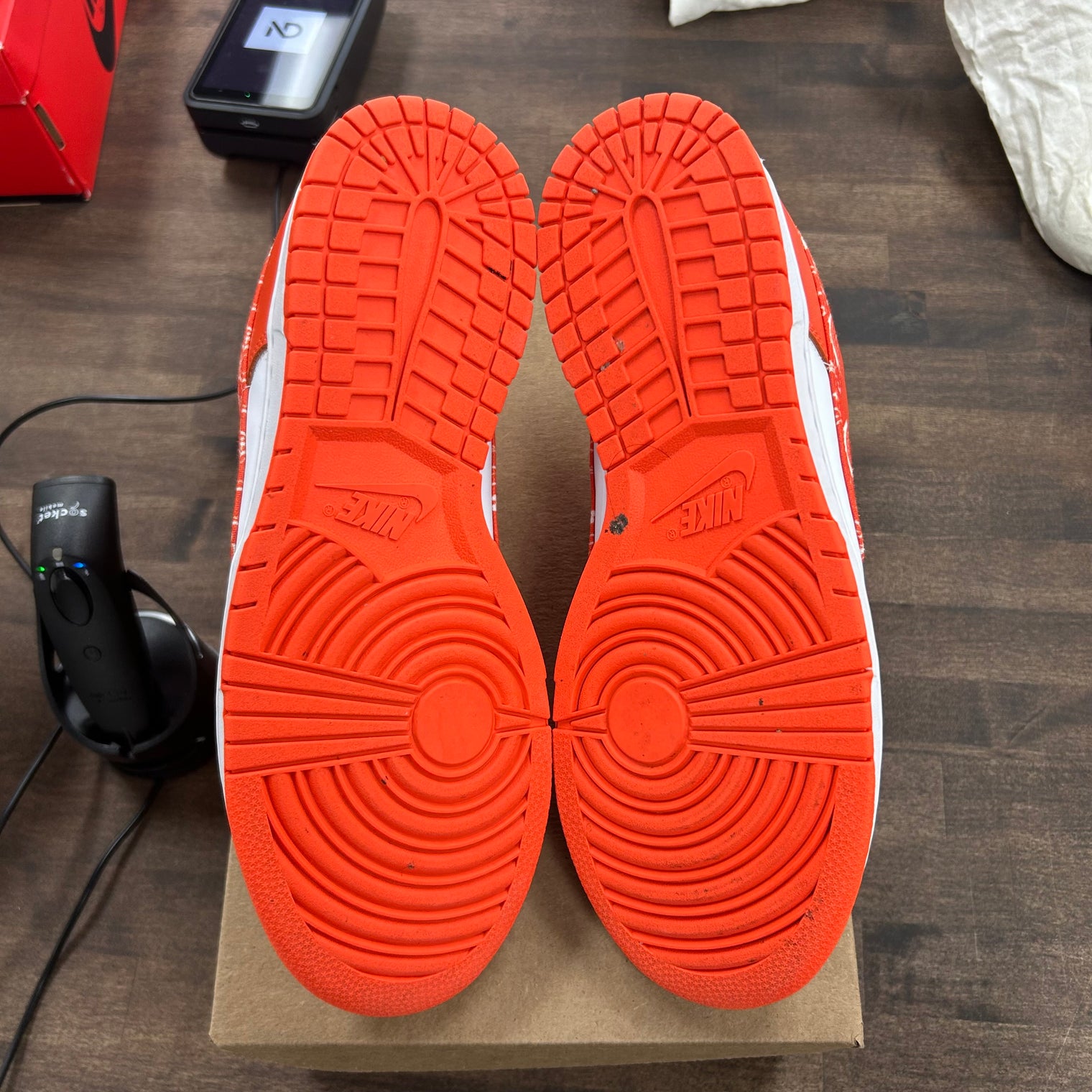 Orange Paisley Nike Dunk Low (W) (USED, No Box)