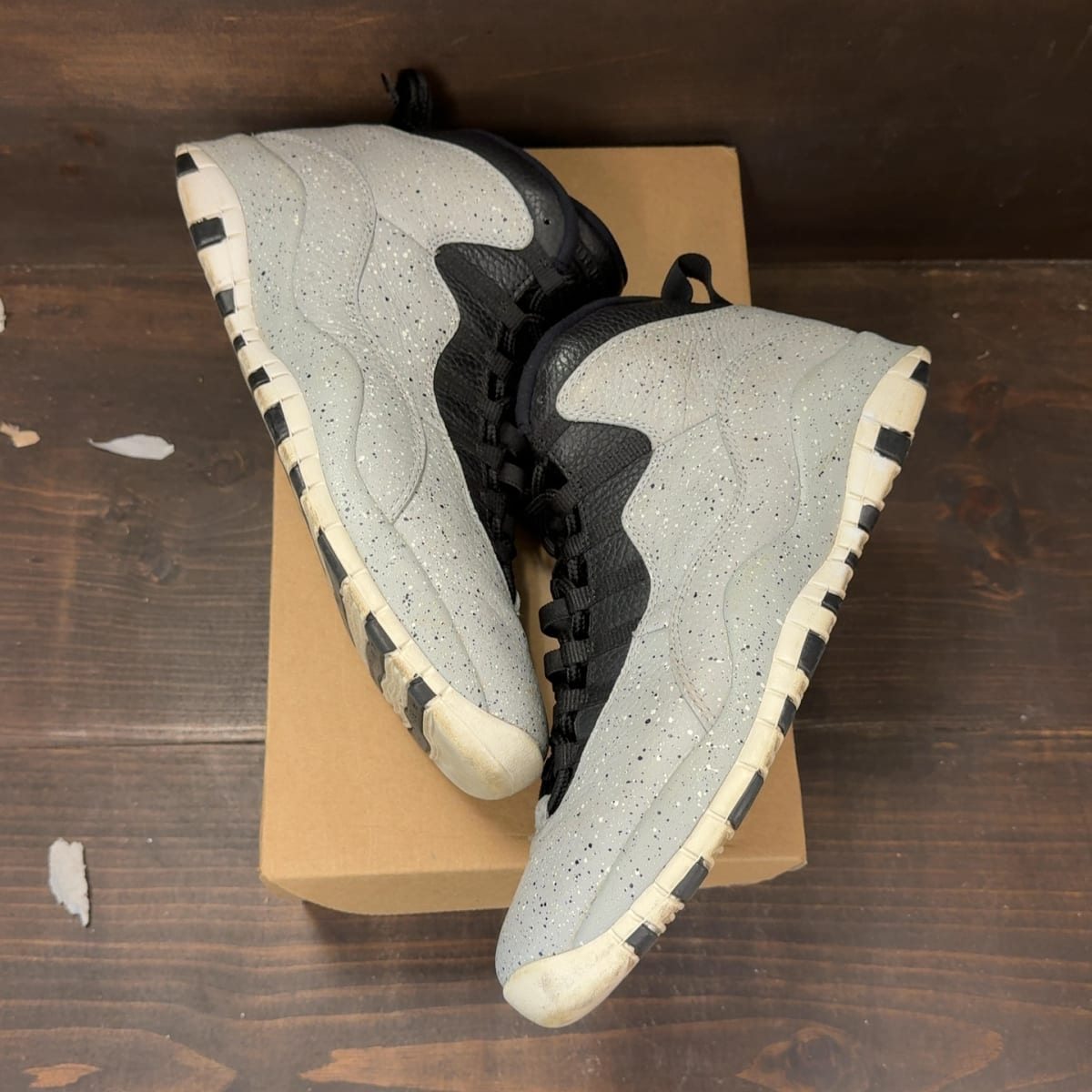Jordan 10 Retro Light Smoke Grey Size 12 (Pre-Owned) - back