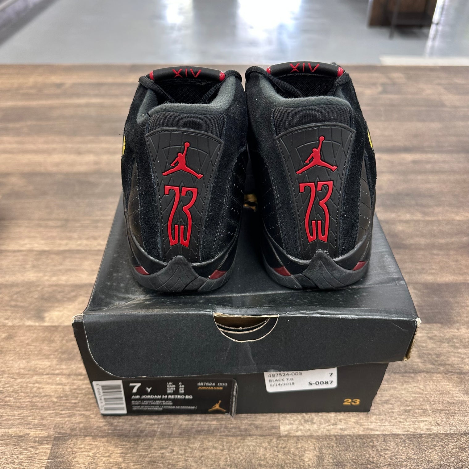 Last Shot Jordan 14 Retro (GS) (USED)