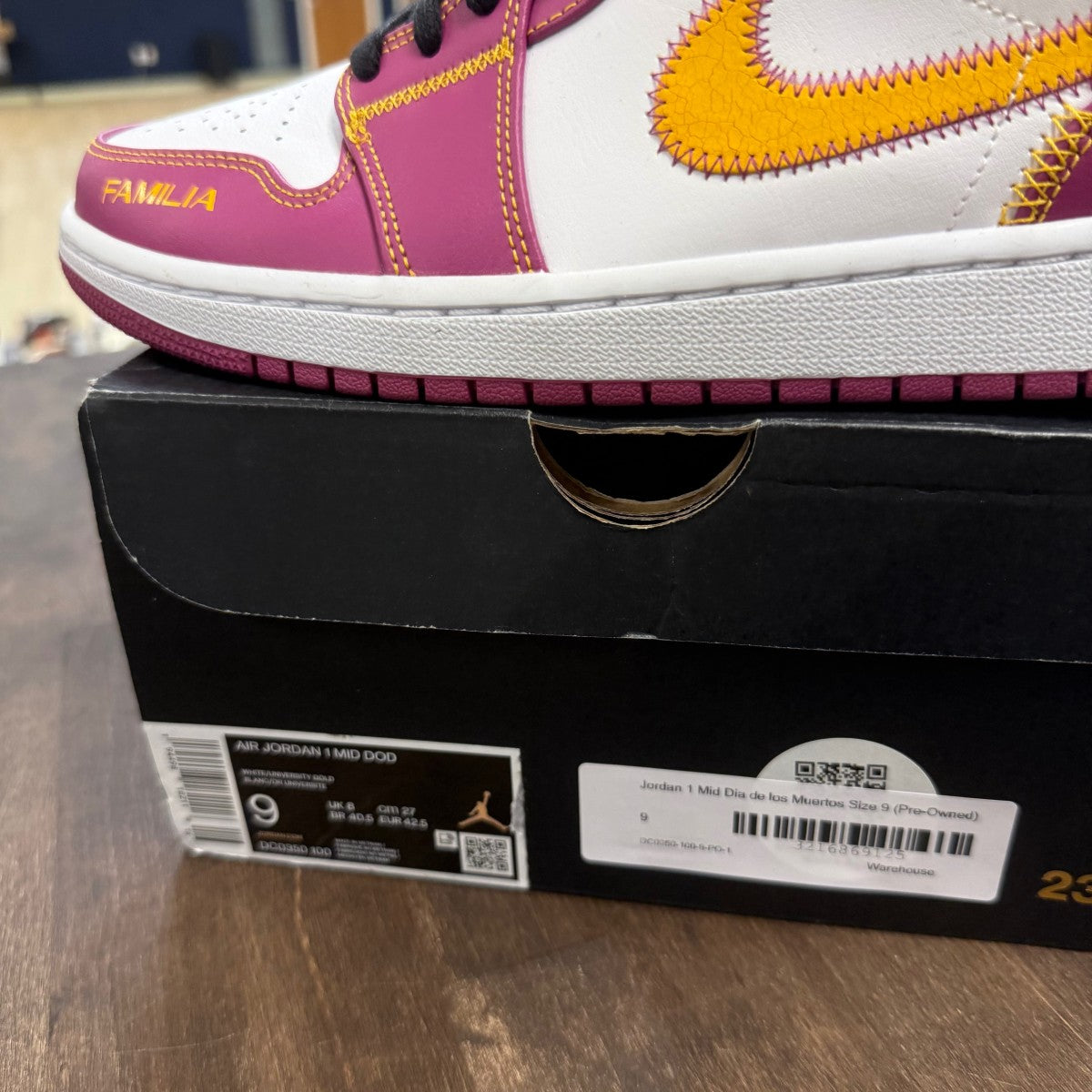 Jordan 1 Mid Dia de los Muertos - Image 4