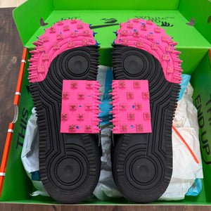 Nike Air Force 1 Mid Off-White Black Size 12 (Pre-Owned) - Image 3