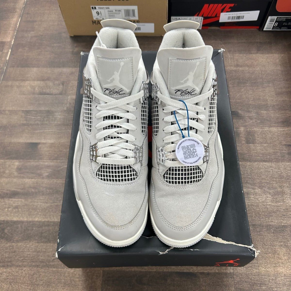 Jordan 4 Retro Frozen Moments (Women's) Size 11W (Pre-Owned) - Image 2