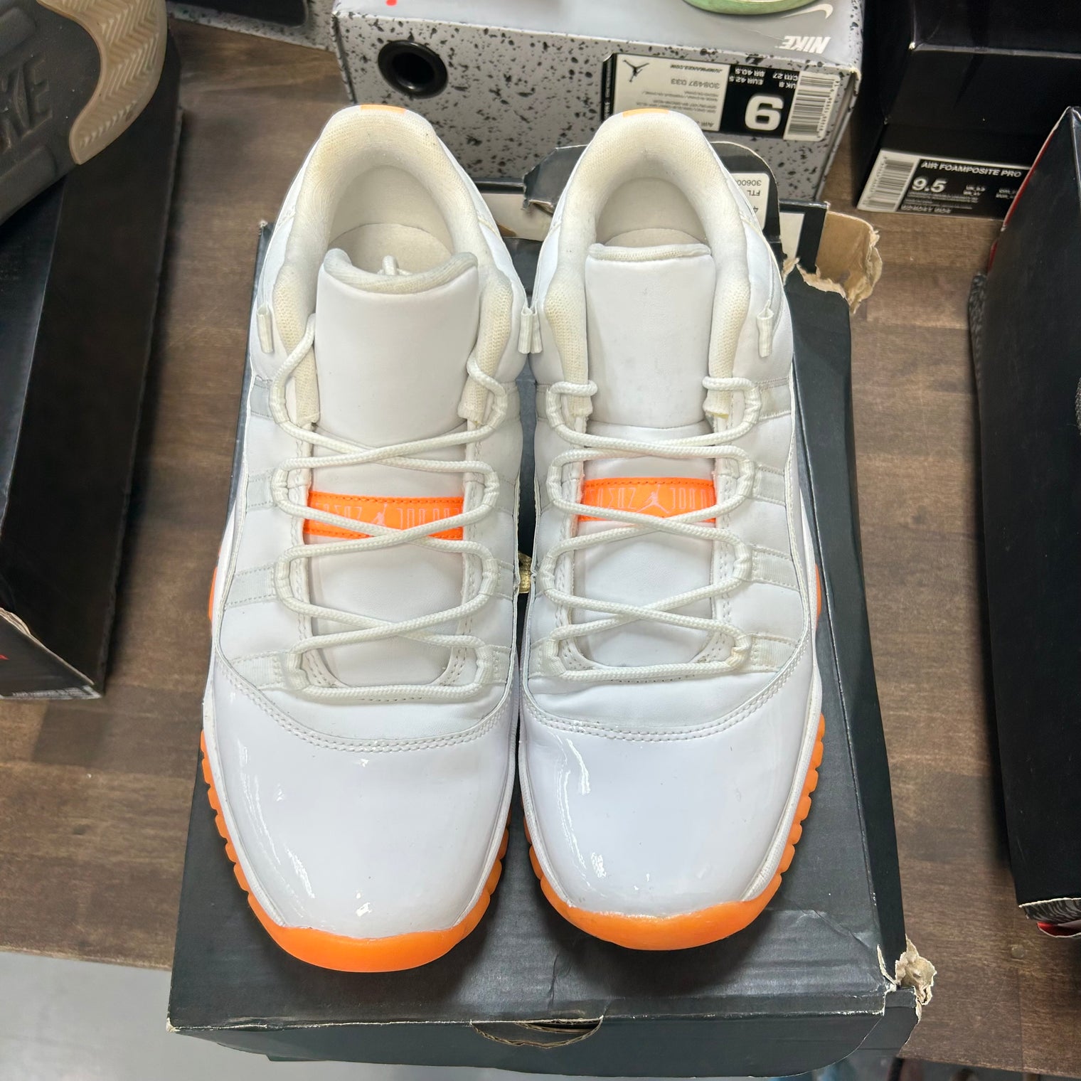Citrus Jordan 11 Retro Low (2015) (USED, Replacement Box)