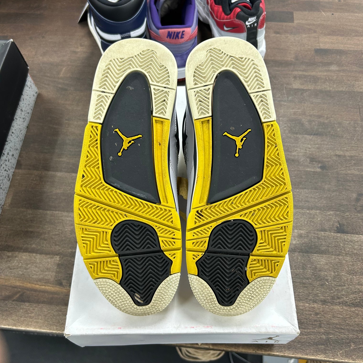 Vivid Sulfur Jordan 4 Retro (Women's) (USED)