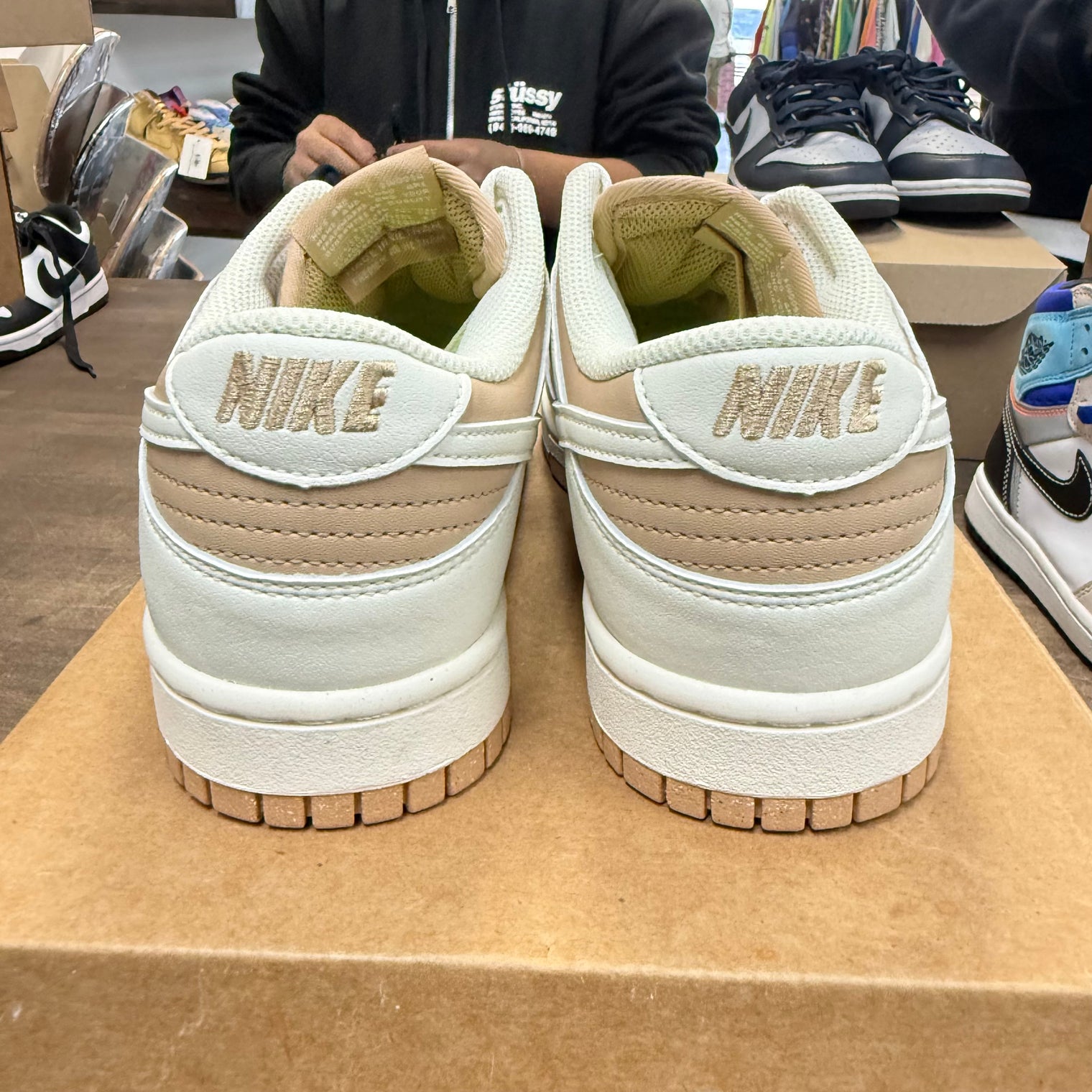 Next Nature Beige Dunk Low (USED, No Box)