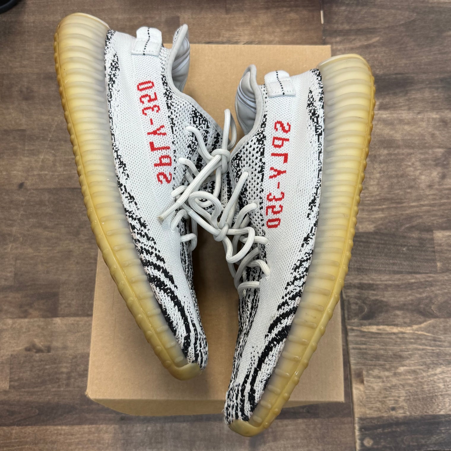 Zebra Yeezy 350 (Used, No Box)