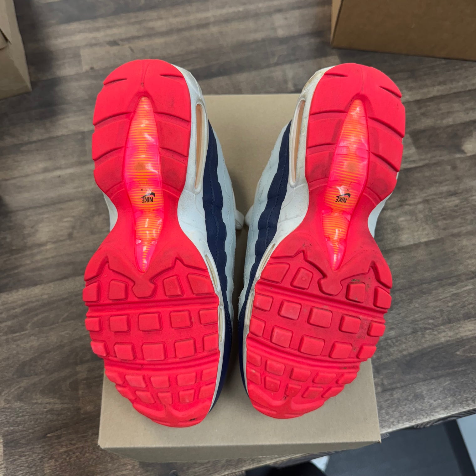 Nike Air Max 95 Midnight Navy Pure Platinum (W) (USED, No Box)