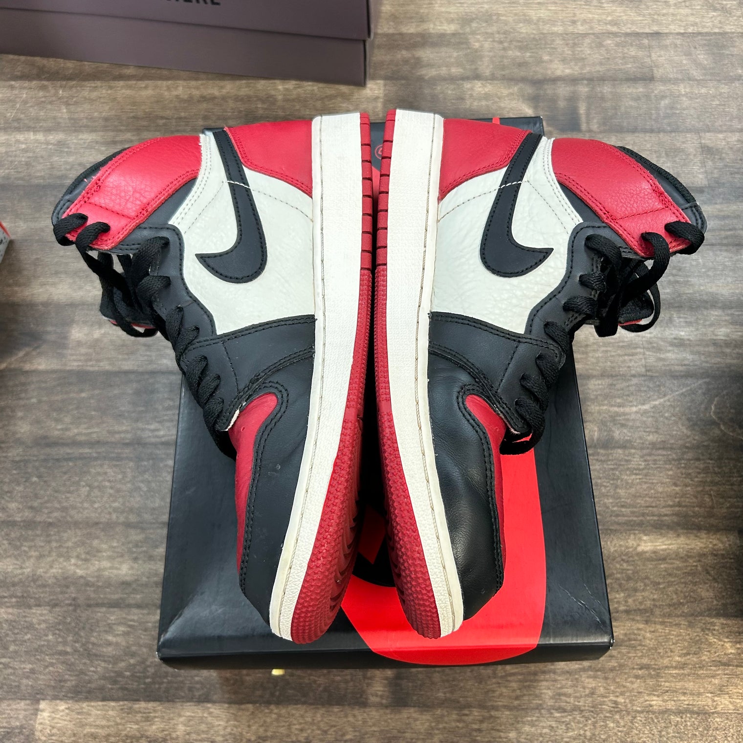 Bred Toe Jordan 1 High (GS) (USED)