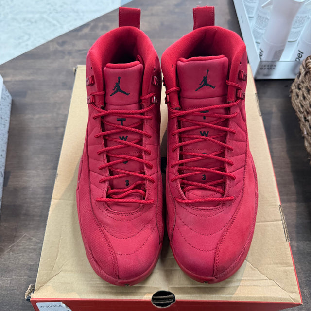 Red Suede Jordan 12 (USED)