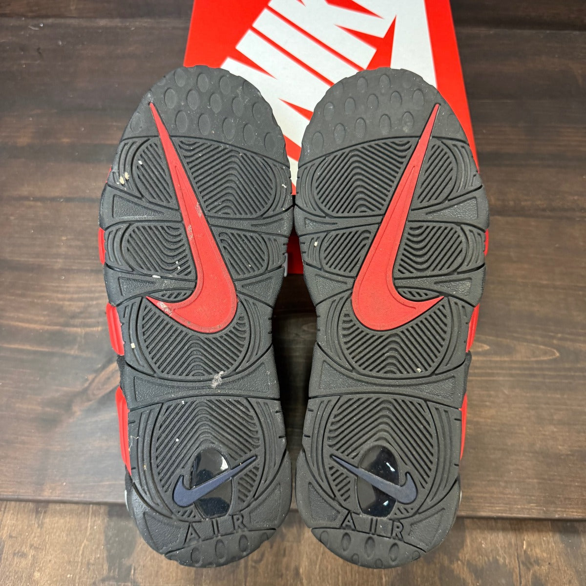 Nike Air More Uptempo 96 Alternates Split Black Varsity Red - Image 5