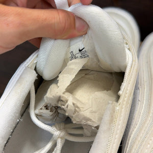 Nike Air Max 97 Triple White Wolf Grey Size 15 (Pre-Owned) - Image 7