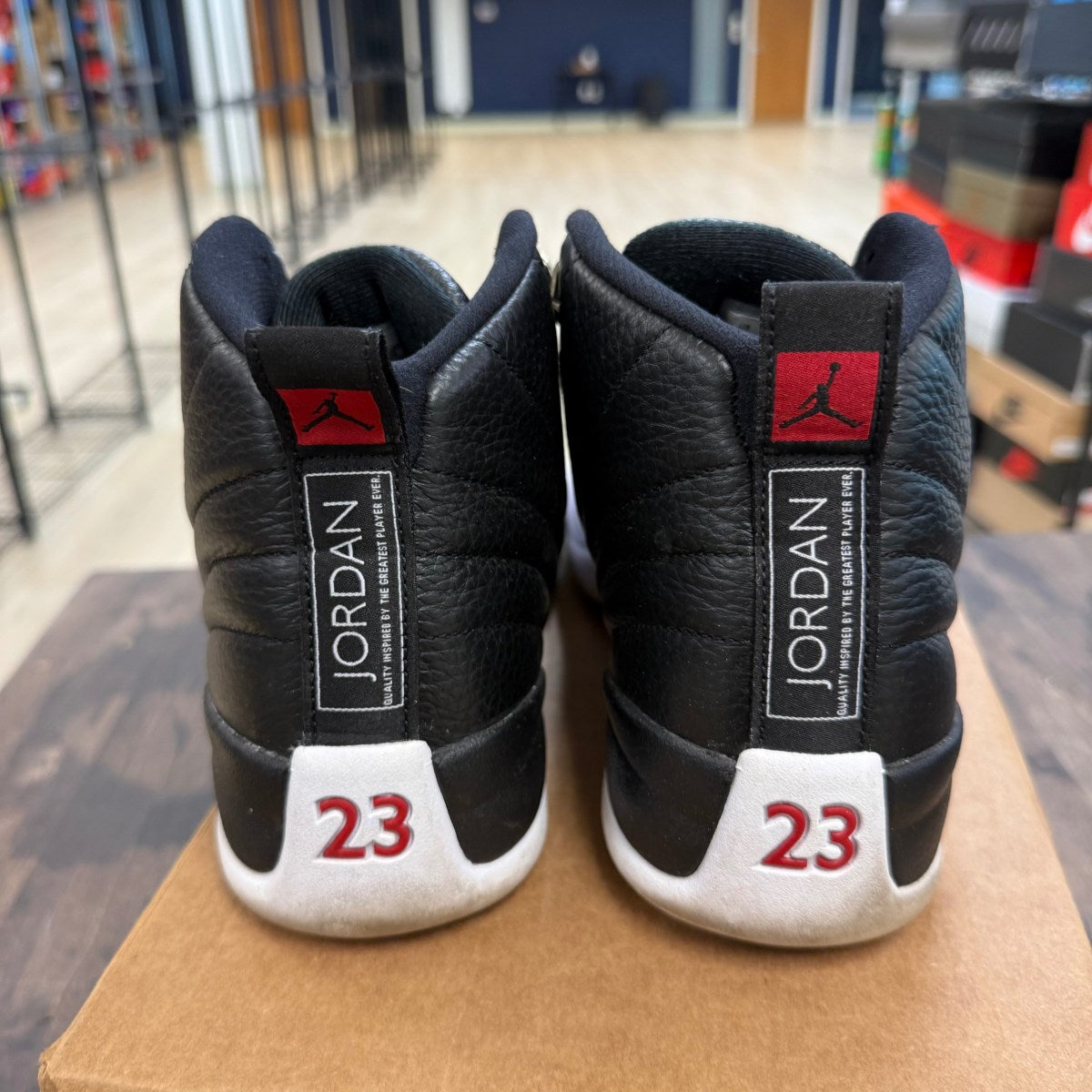 Jordan 12 Retro Playoffs (2022) Size 10 (Pre-Owned) - Image 2