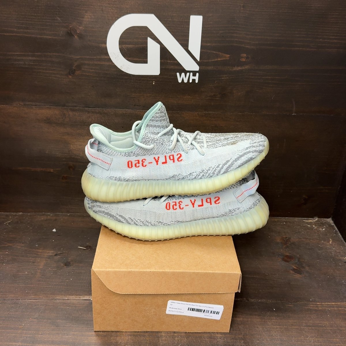 adidas Yeezy Boost 350 V2 Blue Tint Size 12 (Pre-Owned) - front