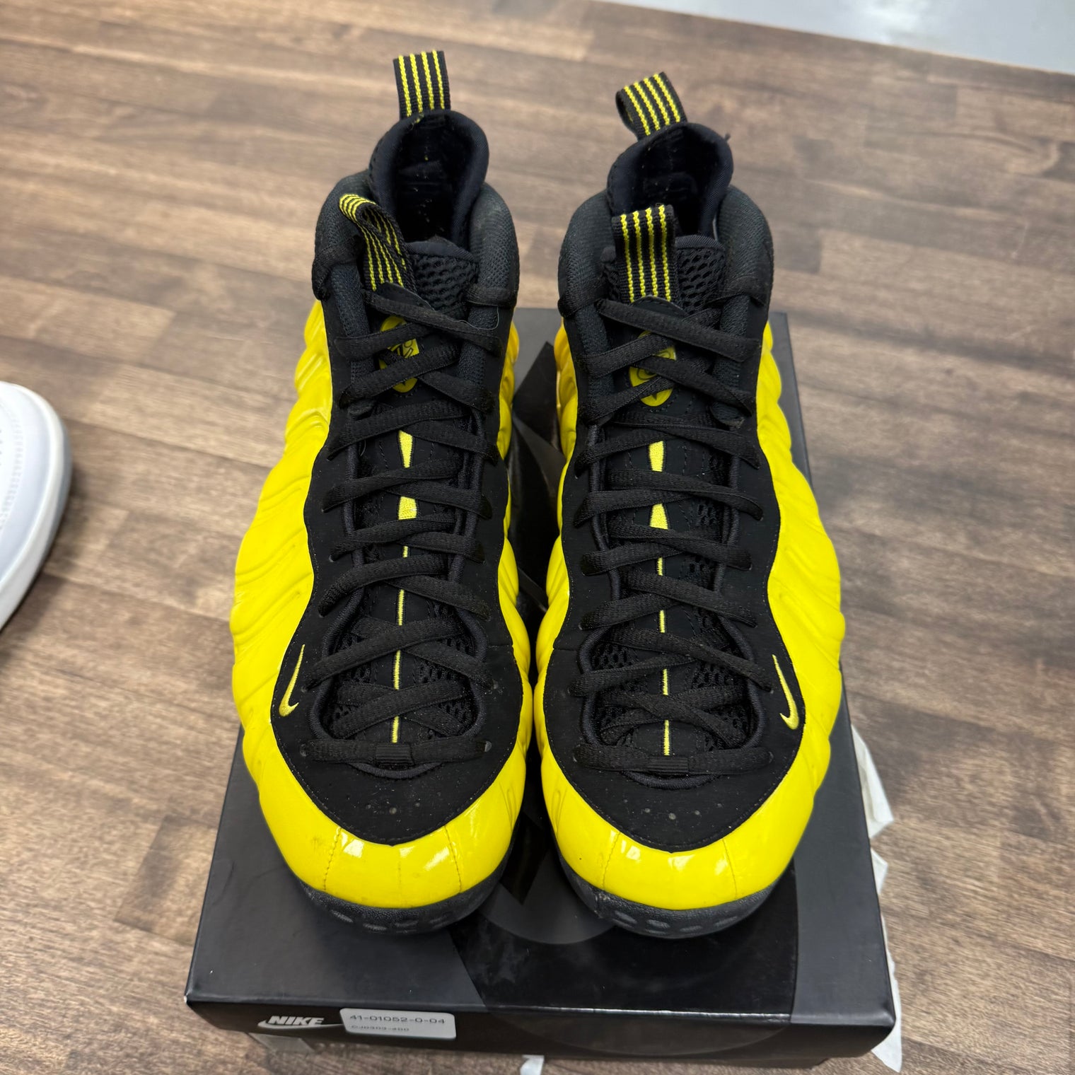 Wu Tang Optic Yellow Foamposite One (Used)