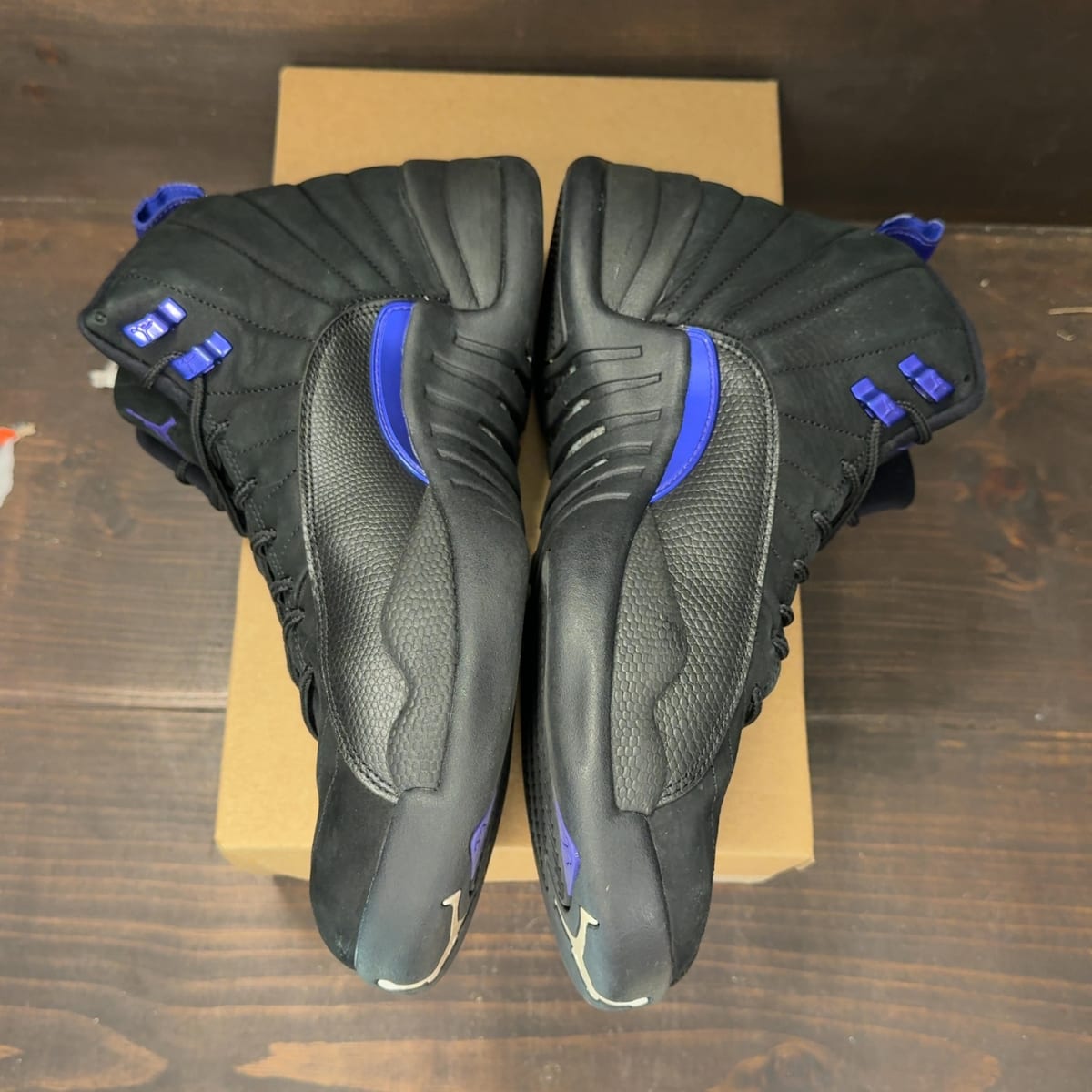 Jordan 12 Retro Black Dark Concord Size 12 (Pre-Owned) - aux