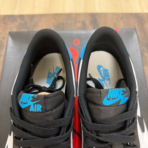 Jordan 1 Retro Low OG Black Dark Powder Blue - Image 3