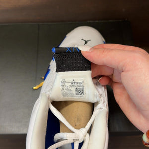 Jordan 14 Retro White Hyper Royal (GS) Size 6.5Y (Pre-Owned) - aux