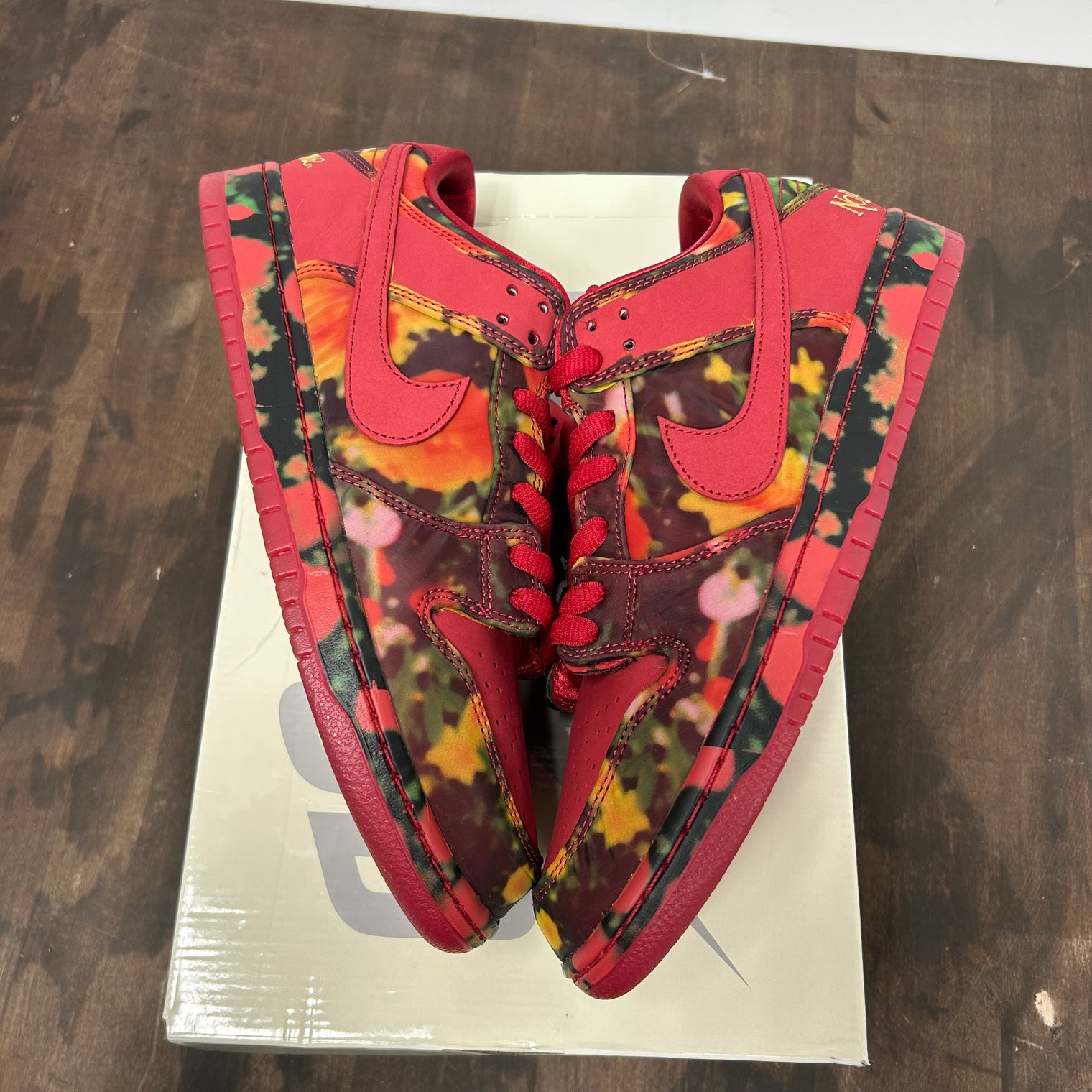 The Wizard of OZ Poppy Field Nike SB Dunk Low (New, Customized)