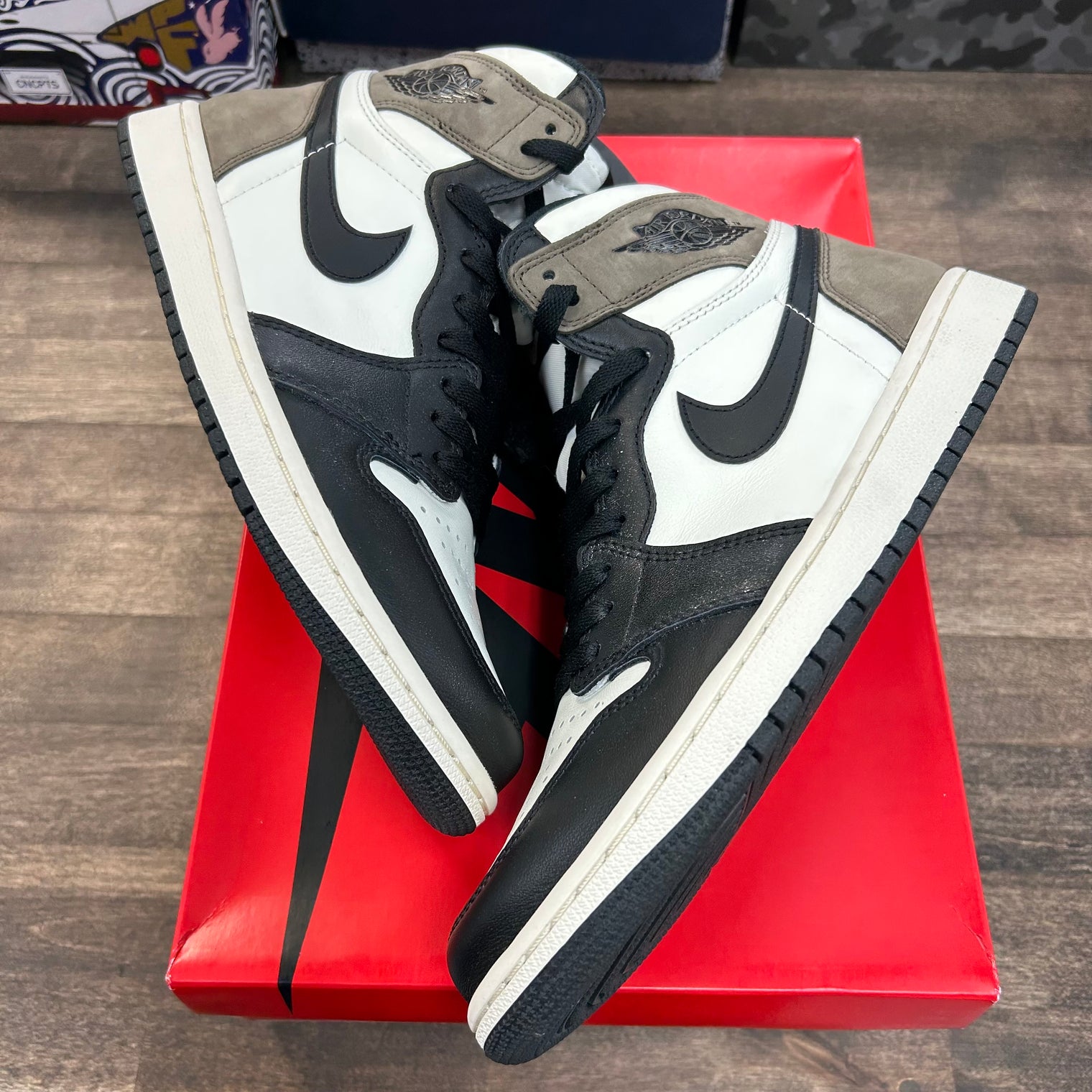 Mocha Jordan 1 High OG (Used, Replacement Box)