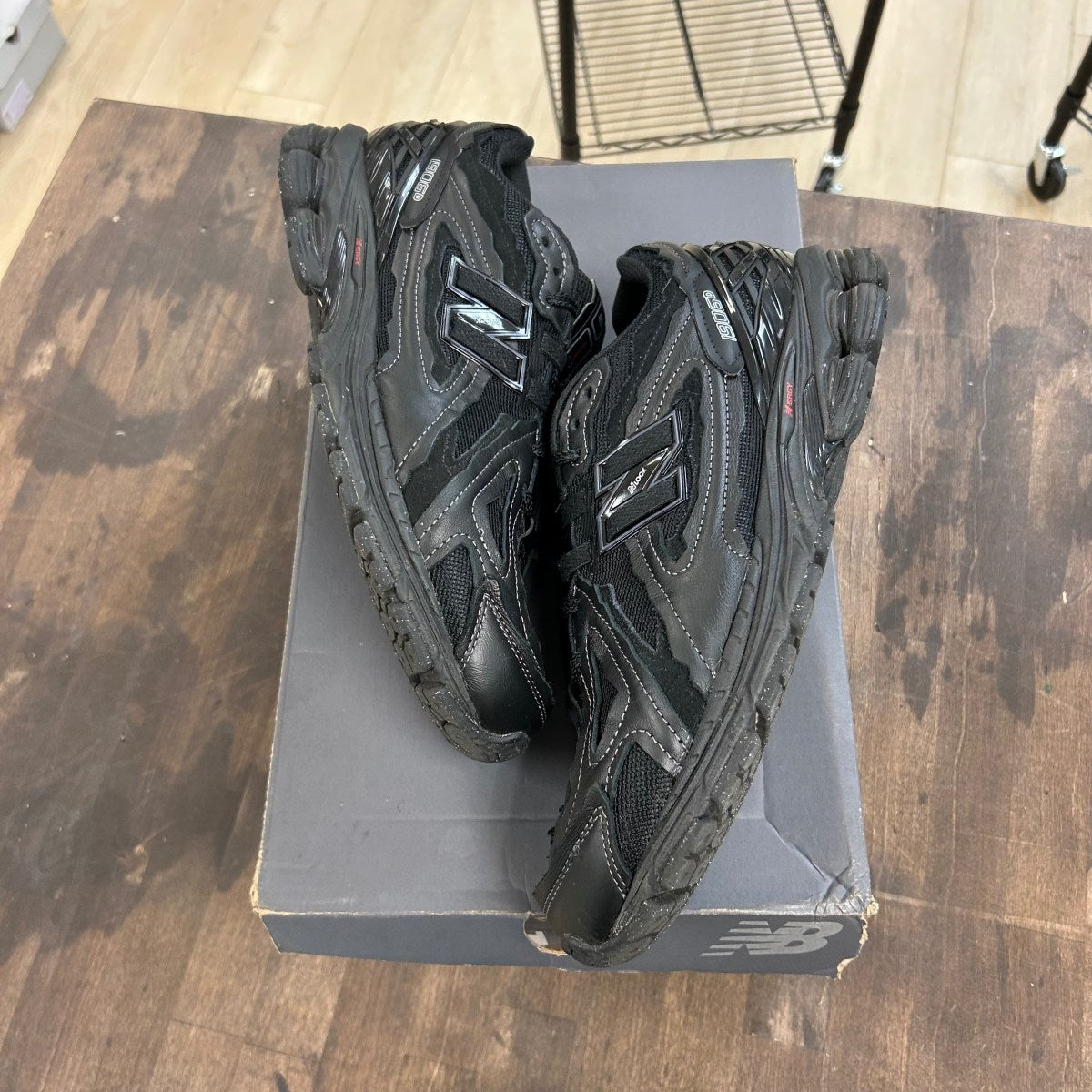 New Balance 1906D Protection Pack Black Leather - Image 1