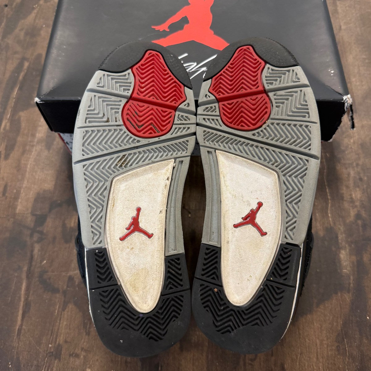 Jordan 4 Retro Black Canvas (GS) - Image 5