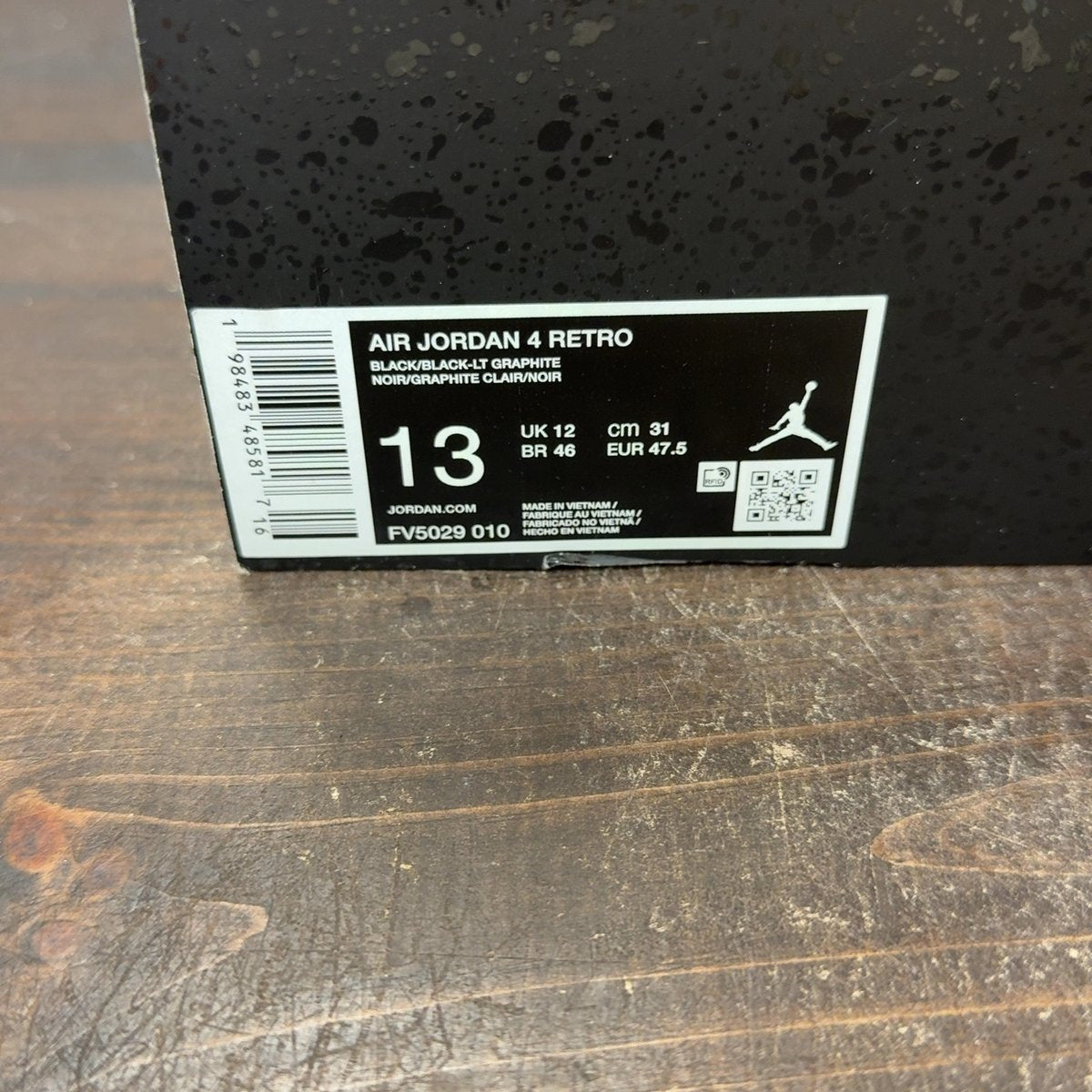 Jordan 4 Retro Black Cat (2025) Size 13 (Pre-Owned) - aux