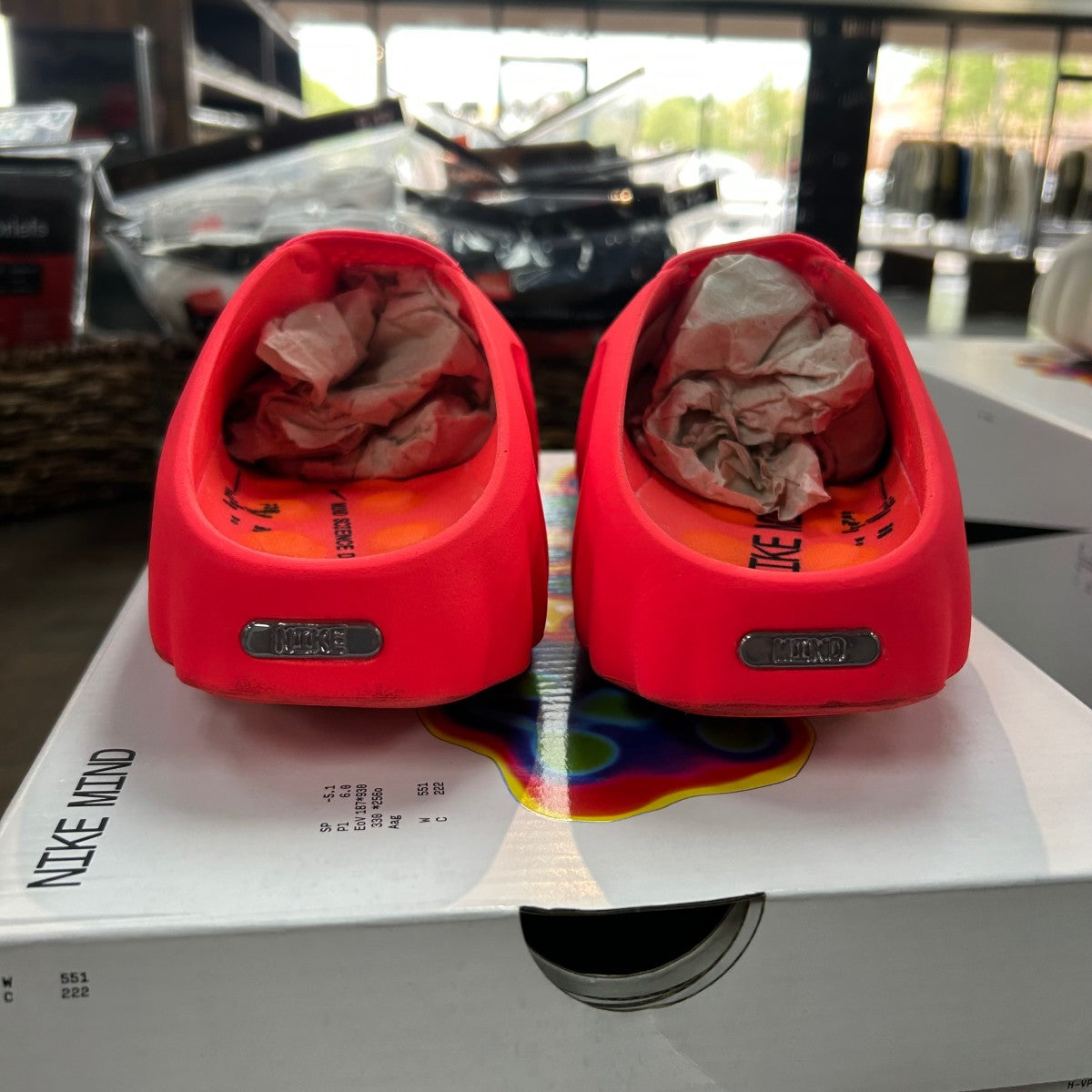 Nike Mind 001 Slide Solar Red (Women's) Size 8W (Pre-Owned) - Image 4